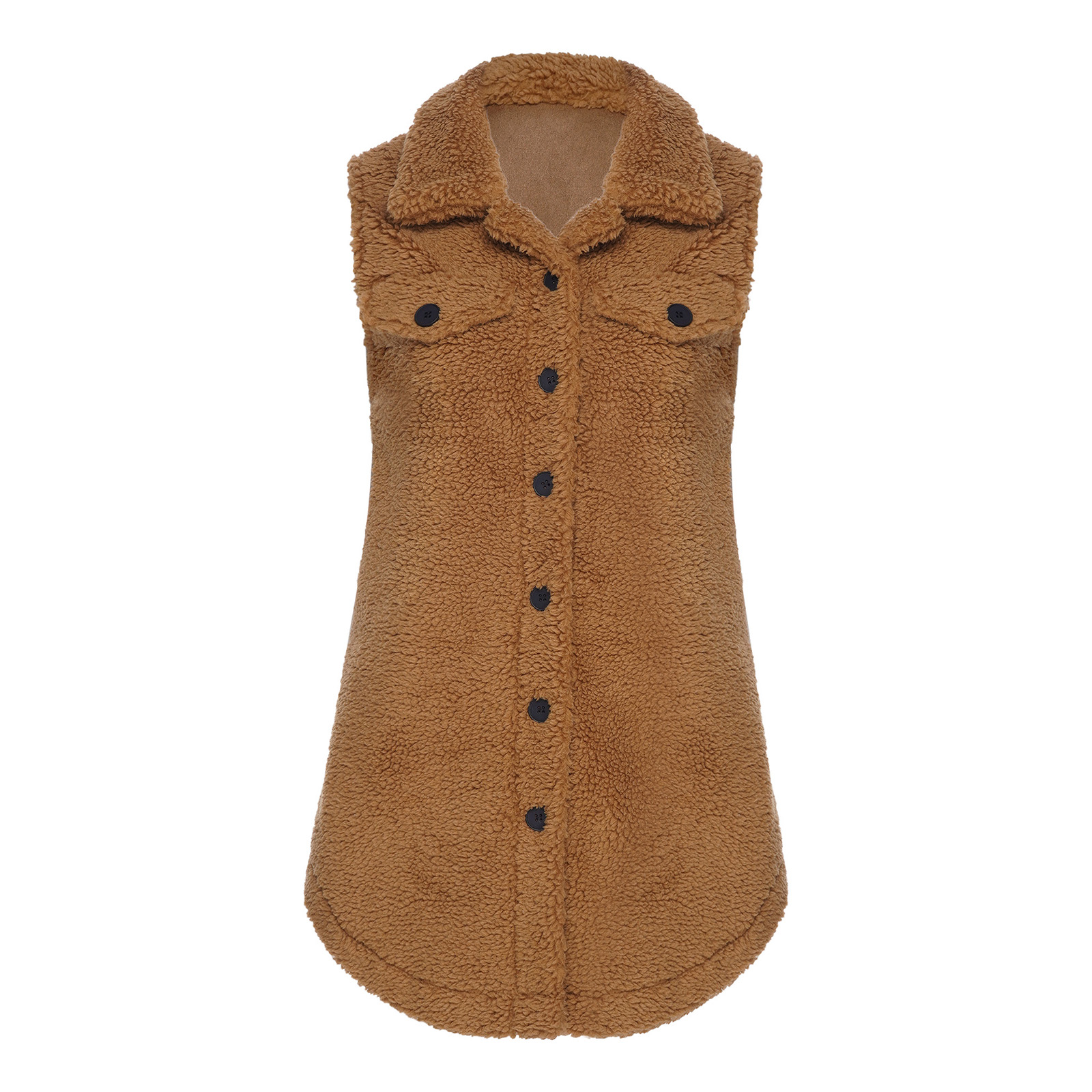 Sherpa Coat Women - Womens Warm Fleece Sherpa Jas Revers
