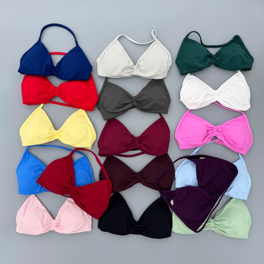 Bra Top Seamless - Sportbeha met bandjes Gymtop Dames Hoge