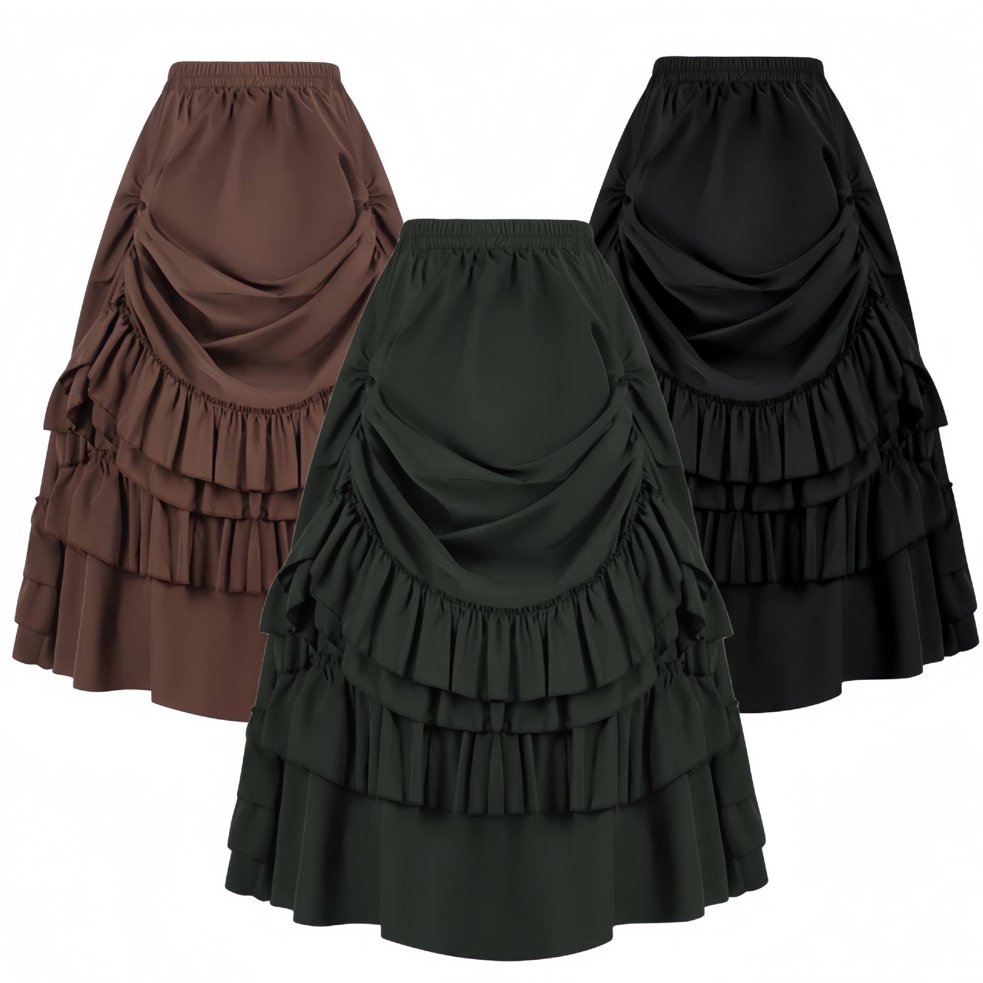 Women'S Fashion Renaissance Period - Nieuwe middeleeuwse gotische stijl korte rok