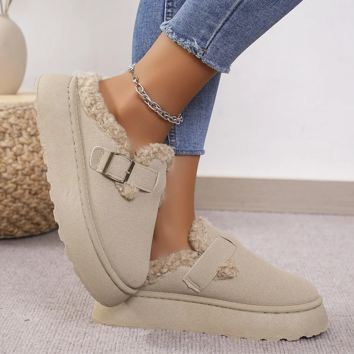 Women'S Fashion Ugg Boots - 2024 mode herfst en winter pluche