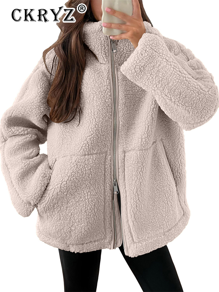 Sherpa Coat Women - Ckryz Winter 2026 Nieuwe Mode Oversized