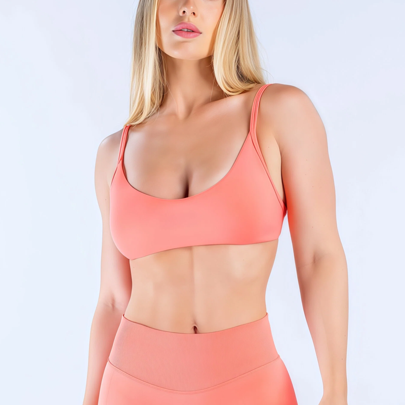 Bra Top Seamless - HISTELLO Impact Scoop Neck BH Dames