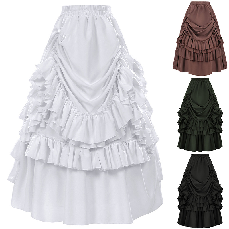 Women'S Fashion Renaissance Period - Retro gotische stijl korte rok voor