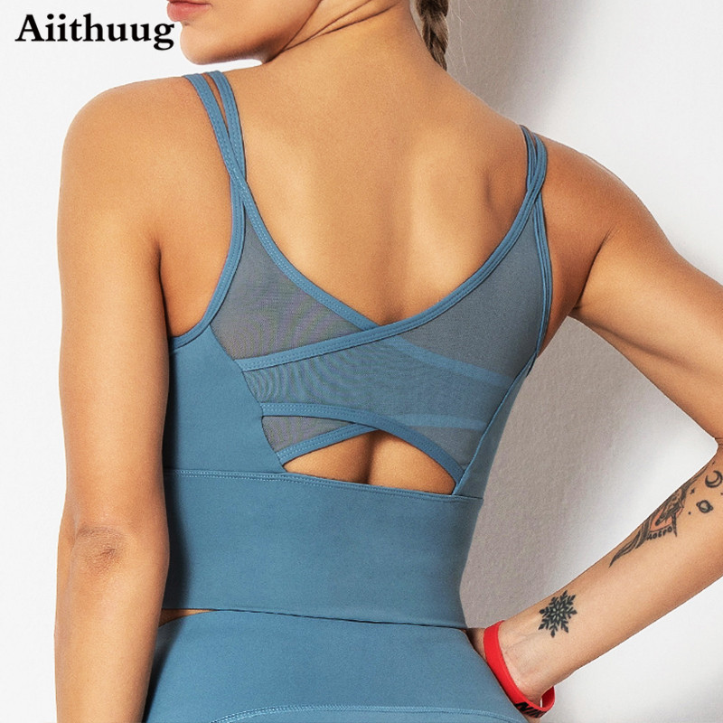 Bra Top Seamless - Aiithuug Yoga Bh Fitness Shirts Running