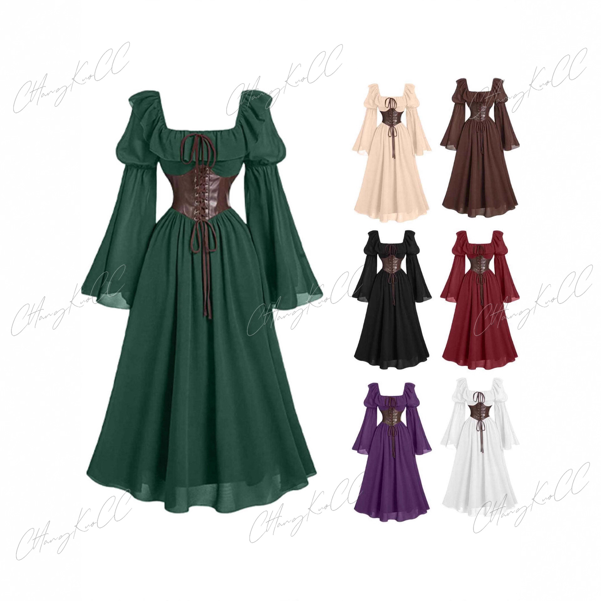 Women'S Fashion Renaissance Period - Renaissance periode middeleeuwse nieuwe lange mouwen