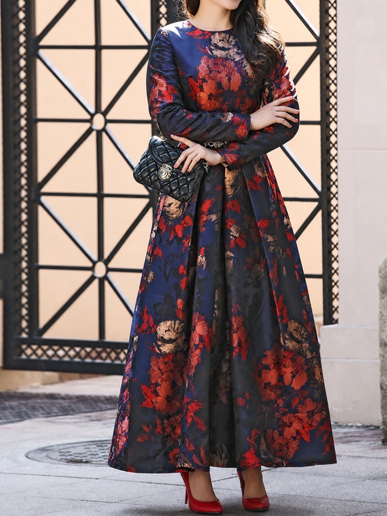 Maxi Dress Boho - DEVCHATA Plus Size Dames Vintage Boho