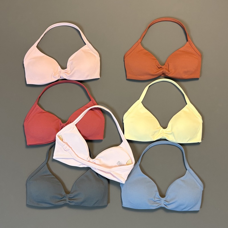 Bra Top Seamless - HISTELLO Sportbeha Naadloos yoga-ondergoed Dames Gym