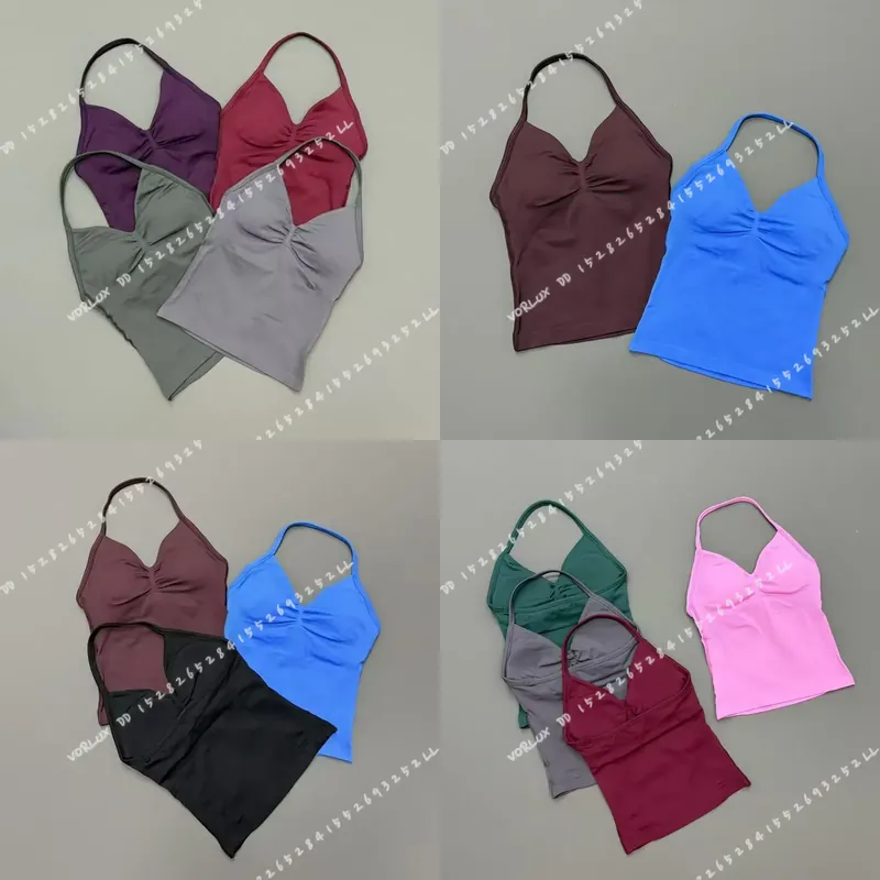 Bra Top Seamless - Dames Gym Workout Tanktop Halternek Met