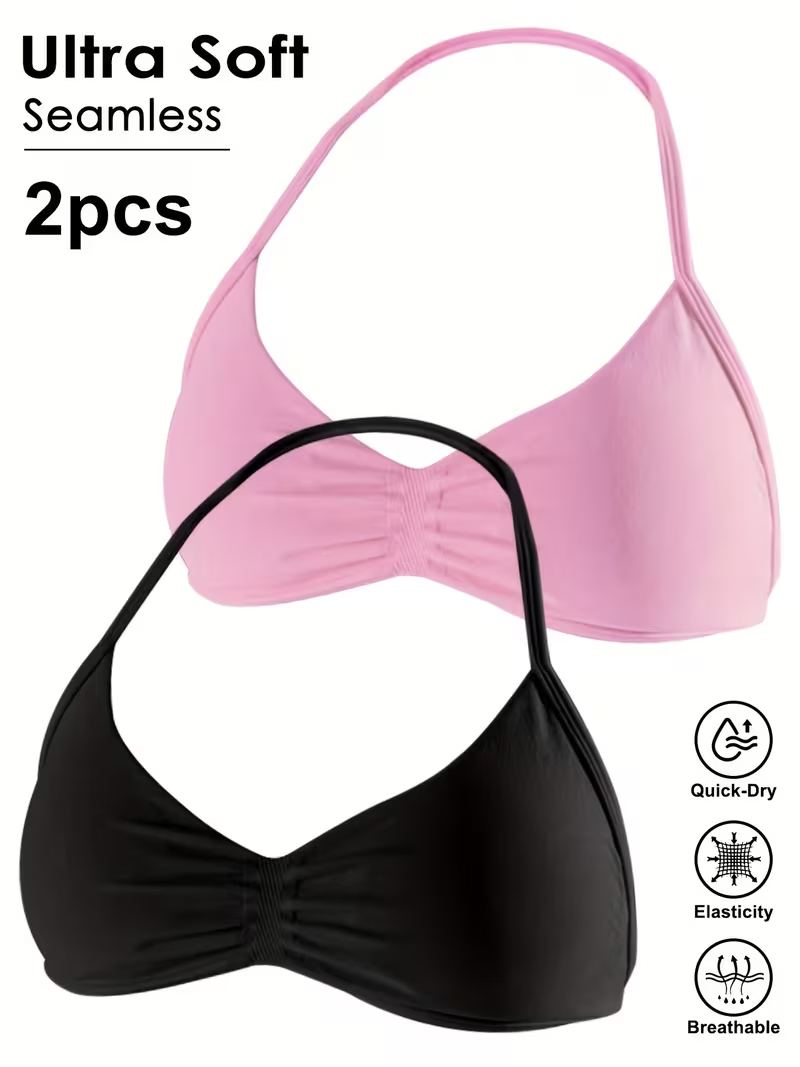Bra Top Seamless - 2 stuks Naadloze Sexy Open Back