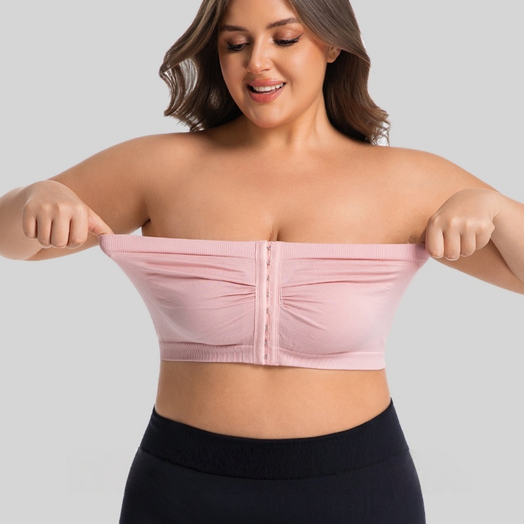 Bra Top Seamless - Dames Grote maten strapless bandeau-bh met