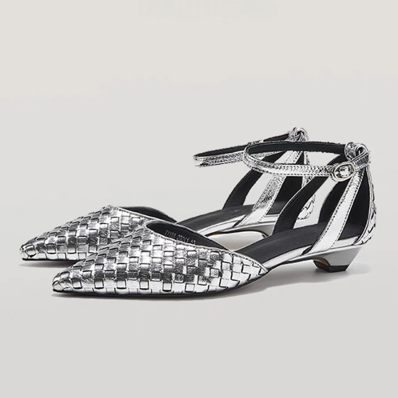 Women'S Fashion Brands - Puntschoen Lage Hakken Vrouwen Elegante Sandalen