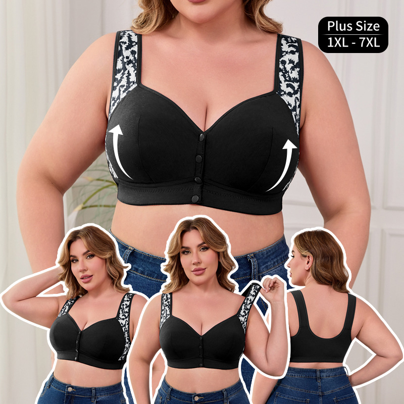 Bra Top Seamless - XL-7XL Plus Size BH met gesp