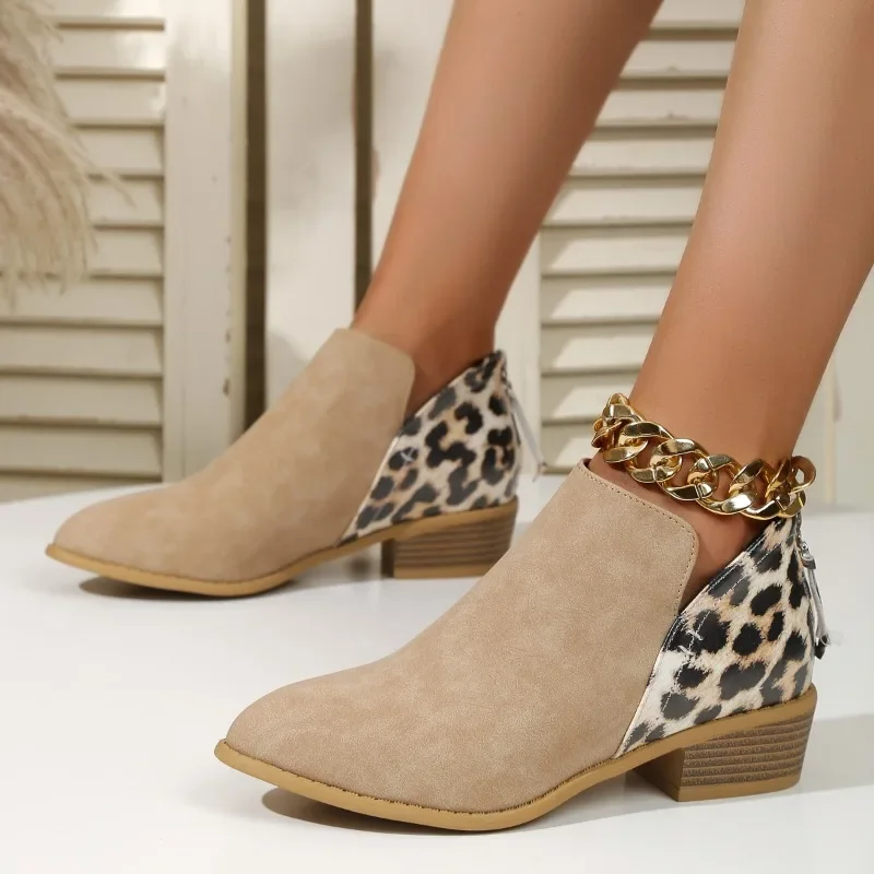 Nieuwe Mode Patchwork Luipaard - Women'S Fashion Ugg Boots recensie en prijs