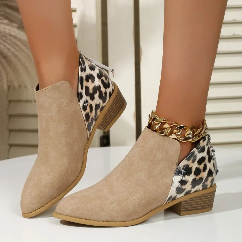 Nieuwe Mode Patchwork Luipaard - Women'S Fashion Ugg Boots recensie en prijs