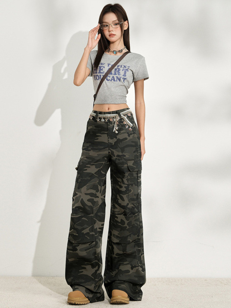 Mode camouflage dames jeans wi - Women'S Fashion Utility Pants recensie en prijs