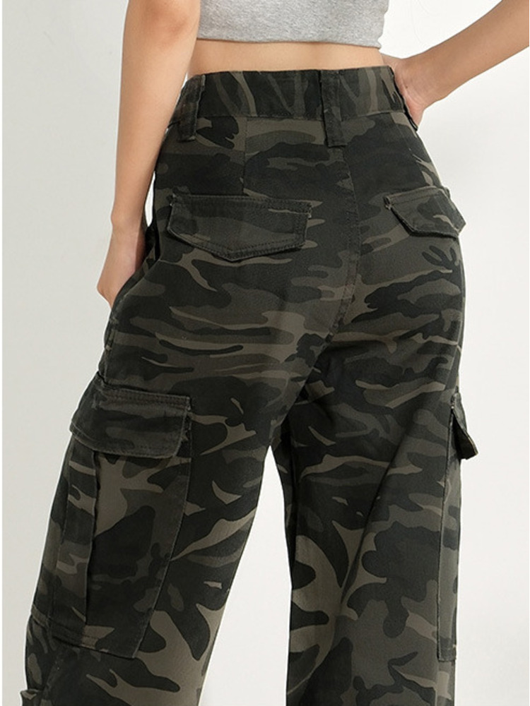 Mode camouflage dames jeans wi - Women'S Fashion Utility Pants recensie en prijs