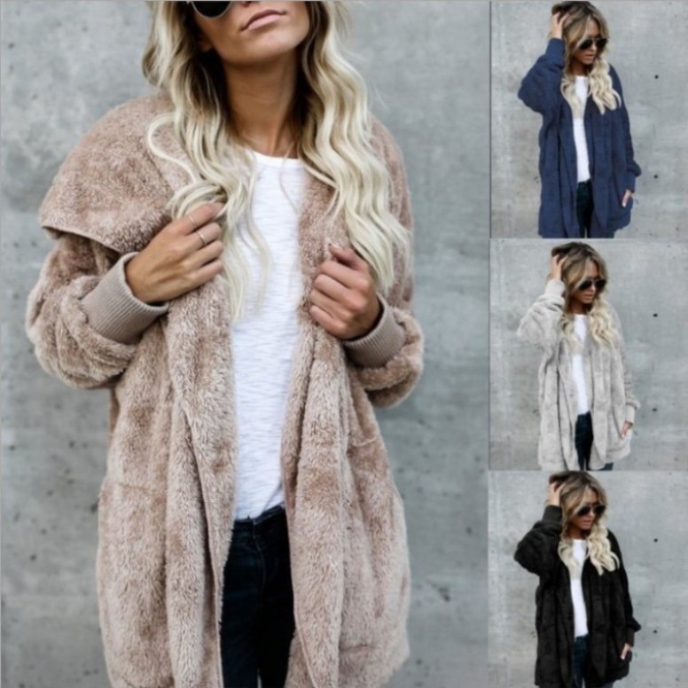 Warme pluche nepbontjas Omkeer - Sherpa Coat Women recensie en prijs