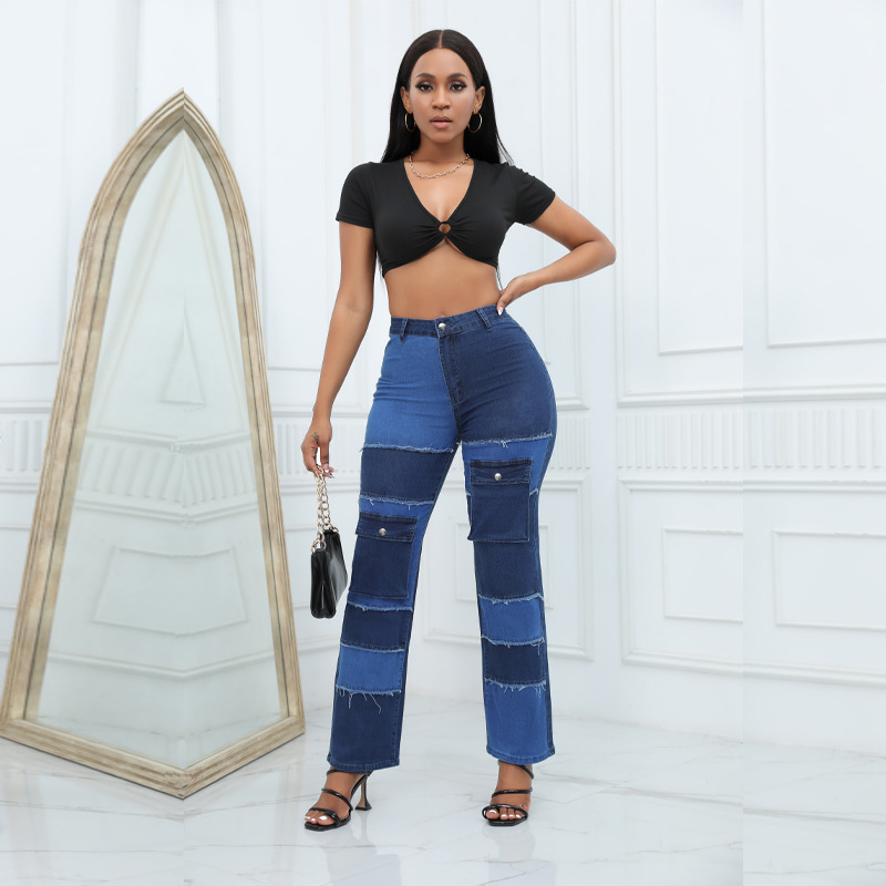 Utility-stijl jeans met meerde - Women'S Fashion Utility Pants recensie en prijs