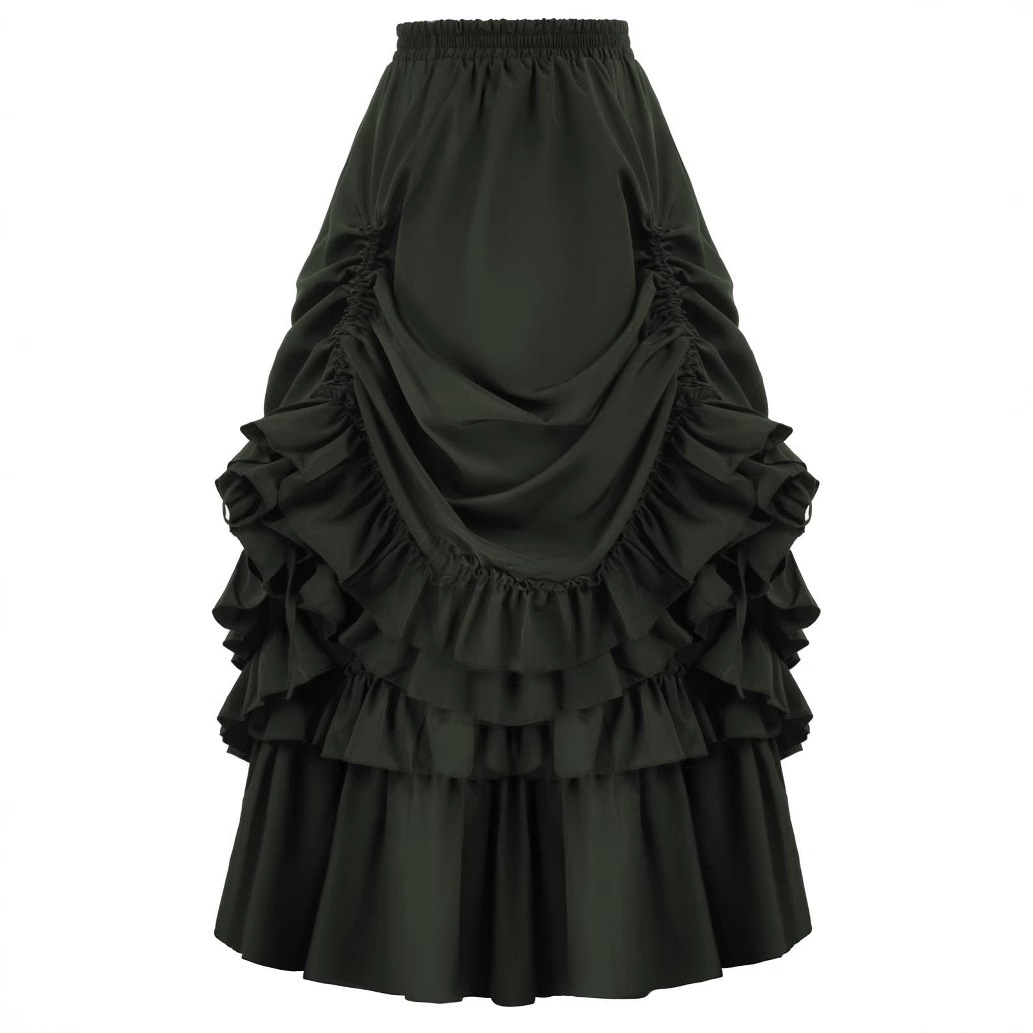 Retro gotische stijl korte rok - Women'S Fashion Renaissance Period recensie en prijs