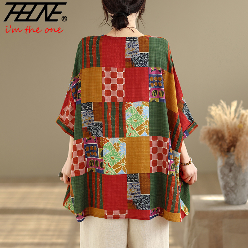 THHONE Dames Shirts Print Loss - Women'S Fashion Essentials recensie en prijs