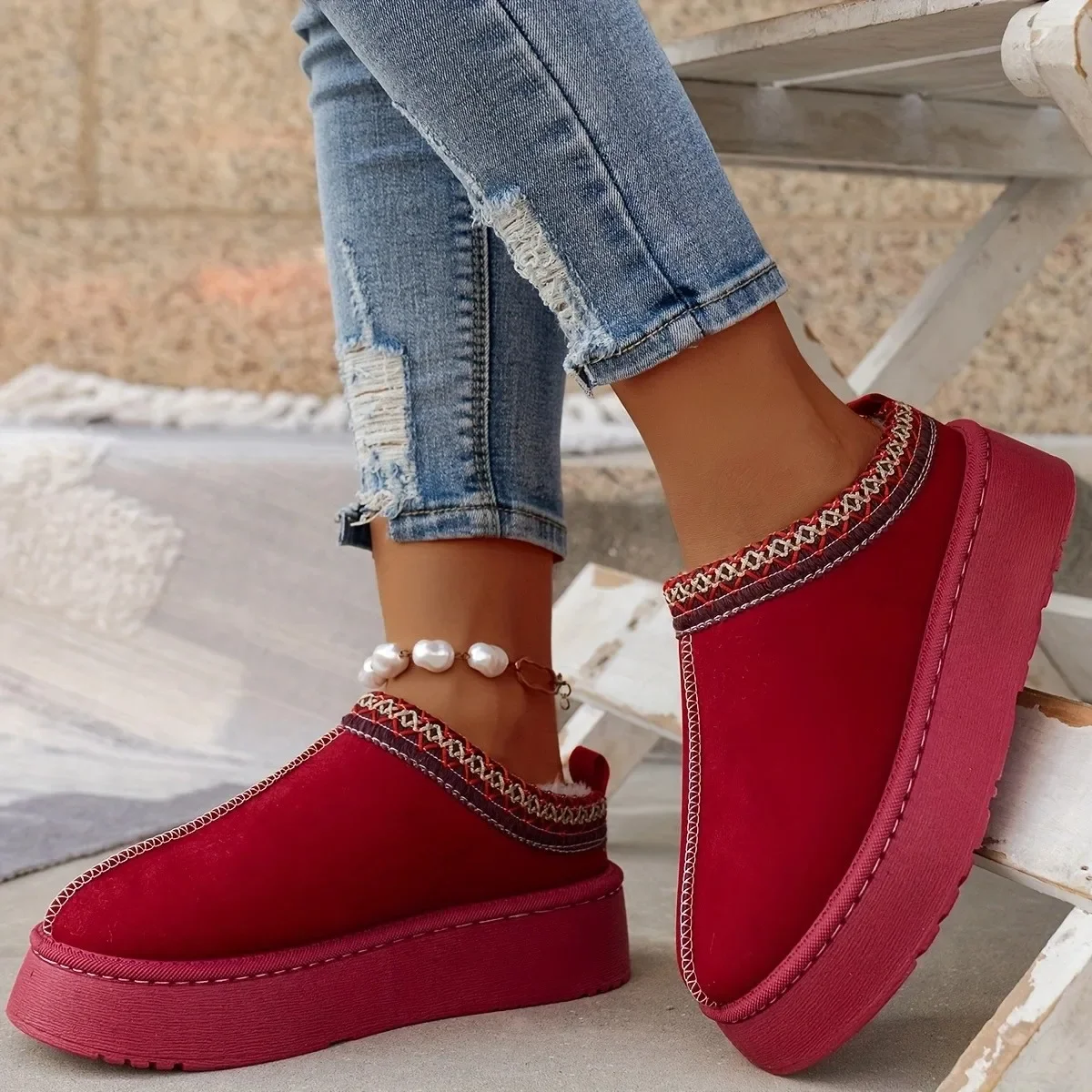 Nieuwe enkelflats platform dam - Women'S Fashion Ugg Boots recensie en prijs