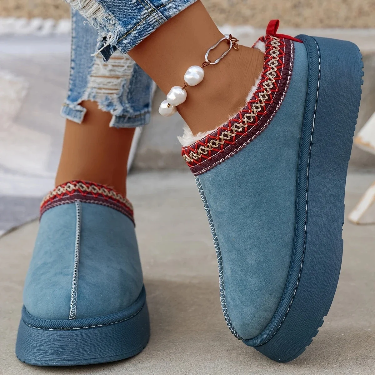 Nieuwe enkelflats platform dam - Women'S Fashion Ugg Boots recensie en prijs