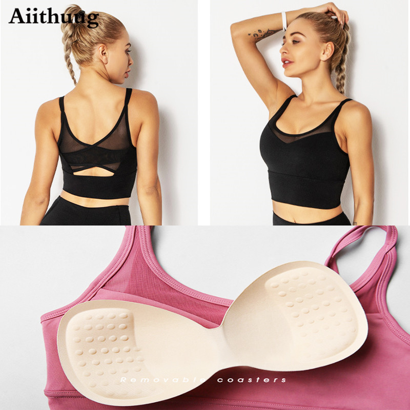 Aiithuug Yoga Bh Fitness Shirt - Bra Top Seamless recensie en prijs