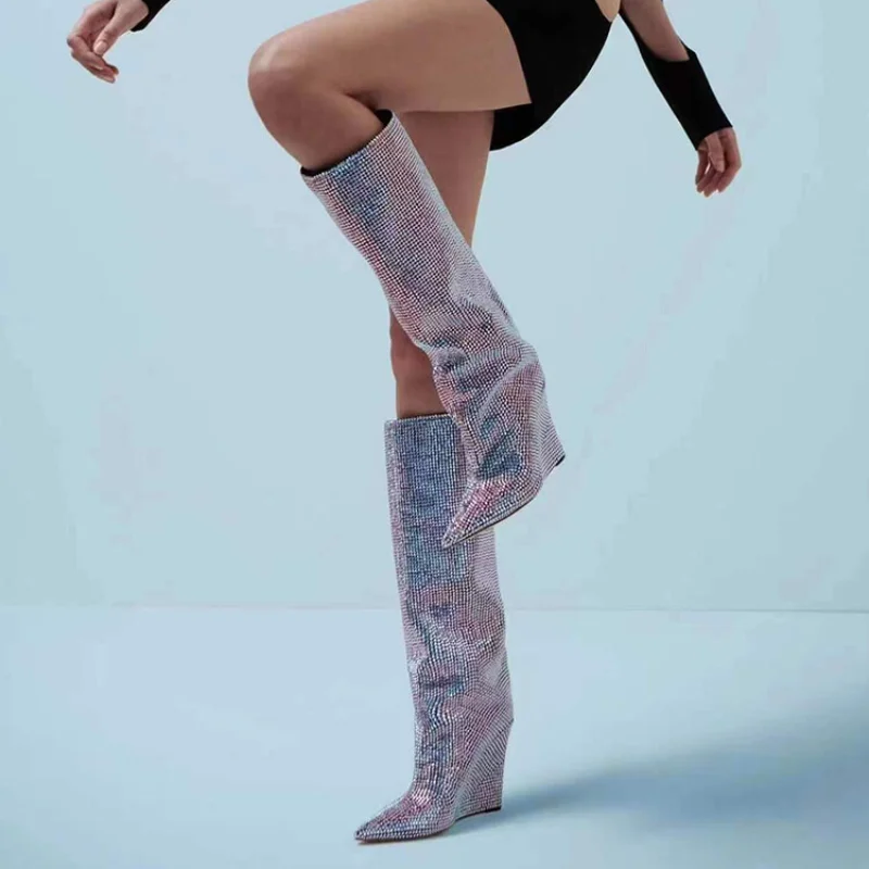 2022 Nieuwe Winter Strass Lere - Women'S Fashion Show 2022 recensie en prijs