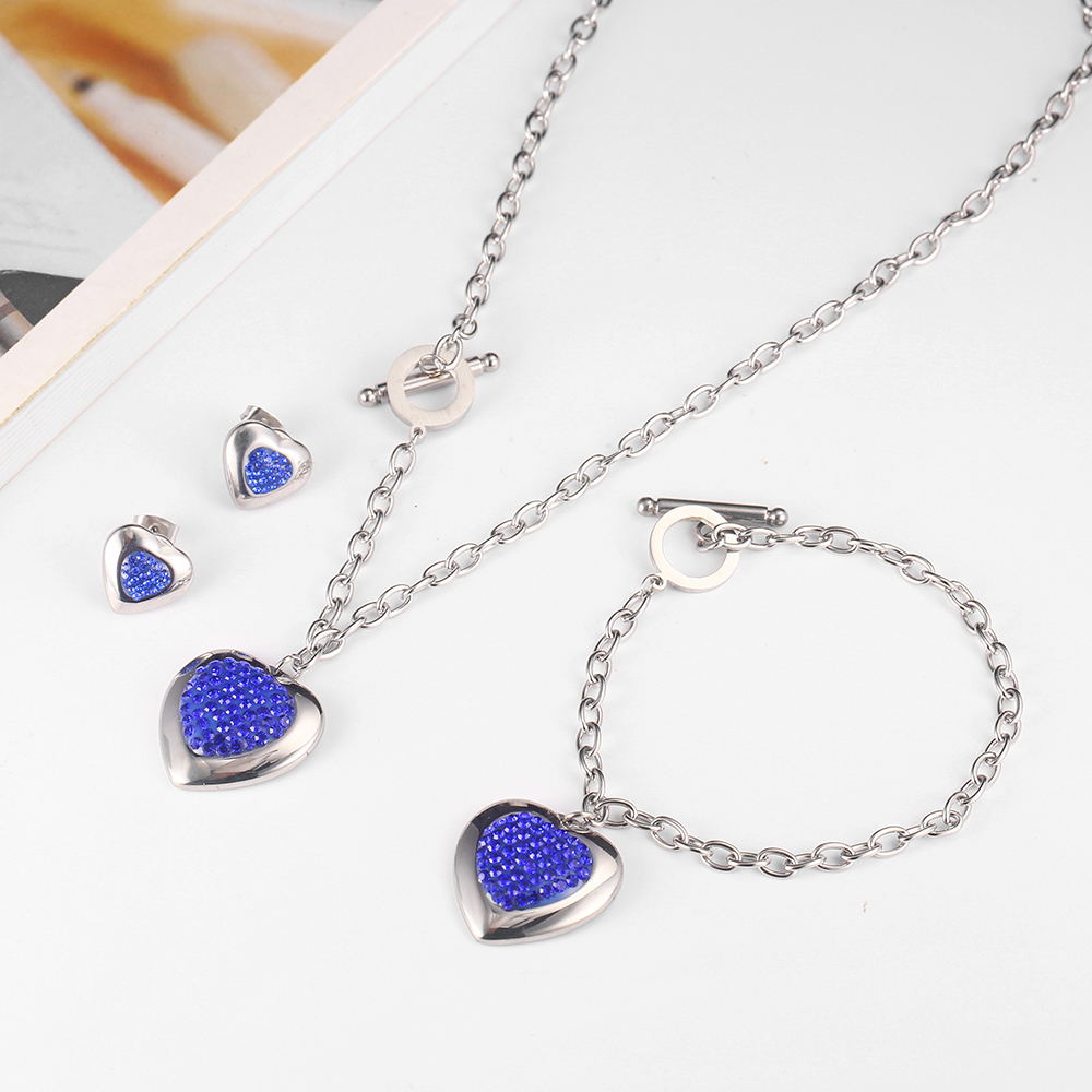 OUFEI Rvs Hart Ketting Oorbell - Women'S Fashion Vogue recensie en prijs