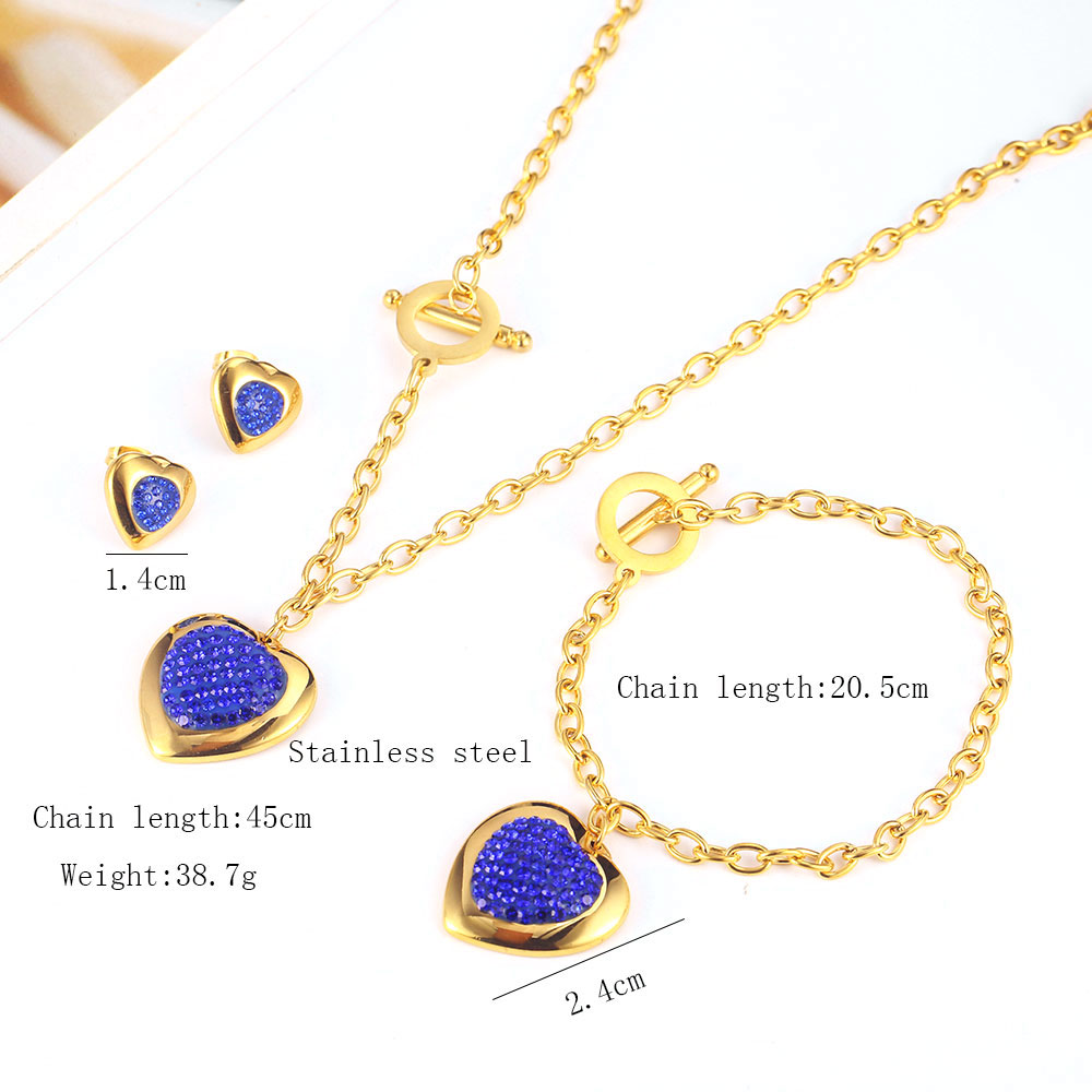 OUFEI Rvs Hart Ketting Oorbell - Women'S Fashion Vogue recensie en prijs