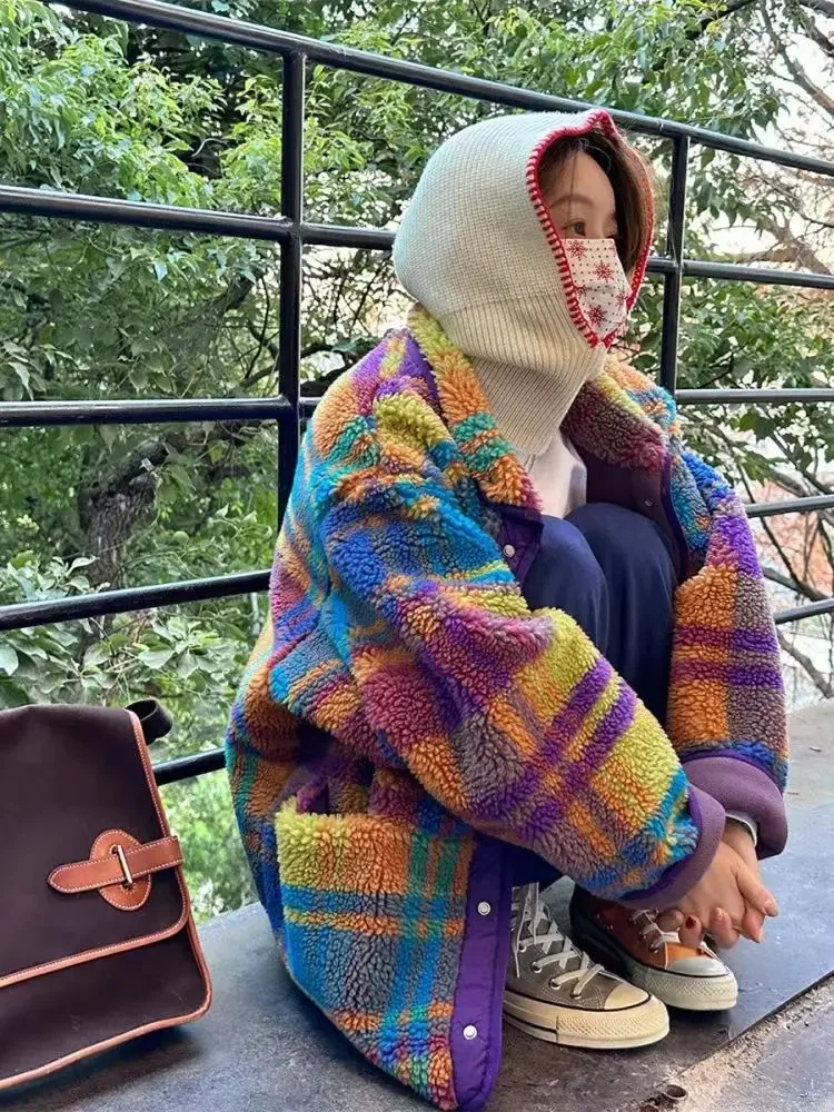 Damesjas Polar Fleece Plaid He - Sherpa Coat Women recensie en prijs