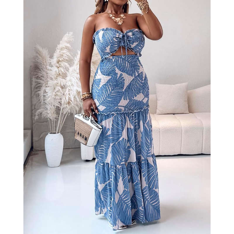 CHICME Bloemige Vakantiejurk H - Maxi Dress Boho recensie en prijs