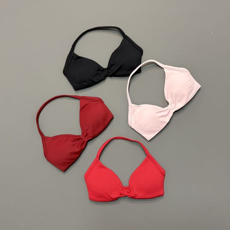 Dames Halter Sportbeha V-hals  - Bra Top Seamless recensie en prijs