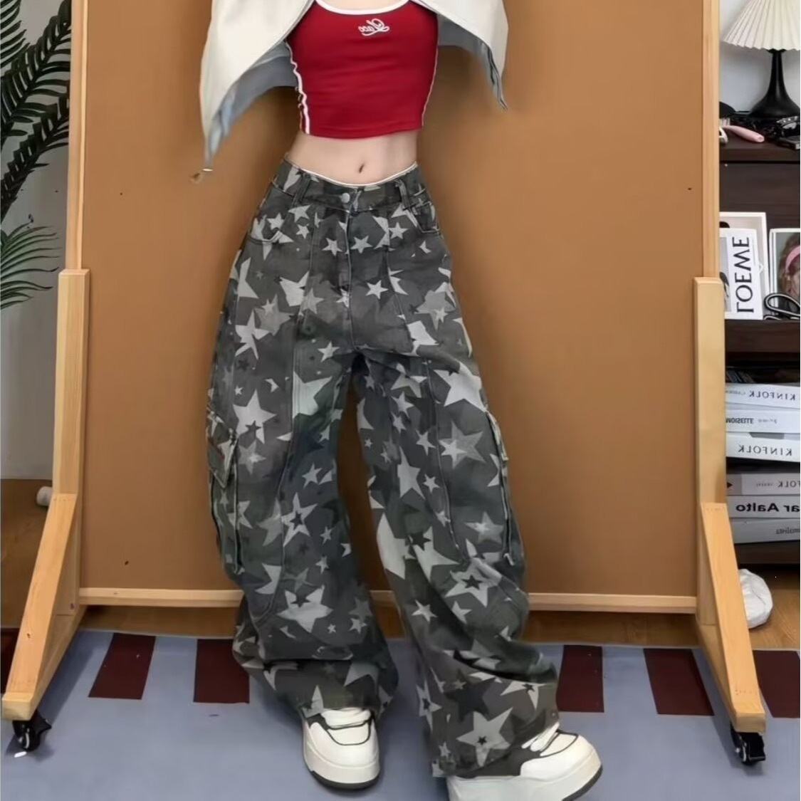 Dames Camo Cargo Broek Hoge Ta - Women'S Fashion Utility Pants recensie en prijs