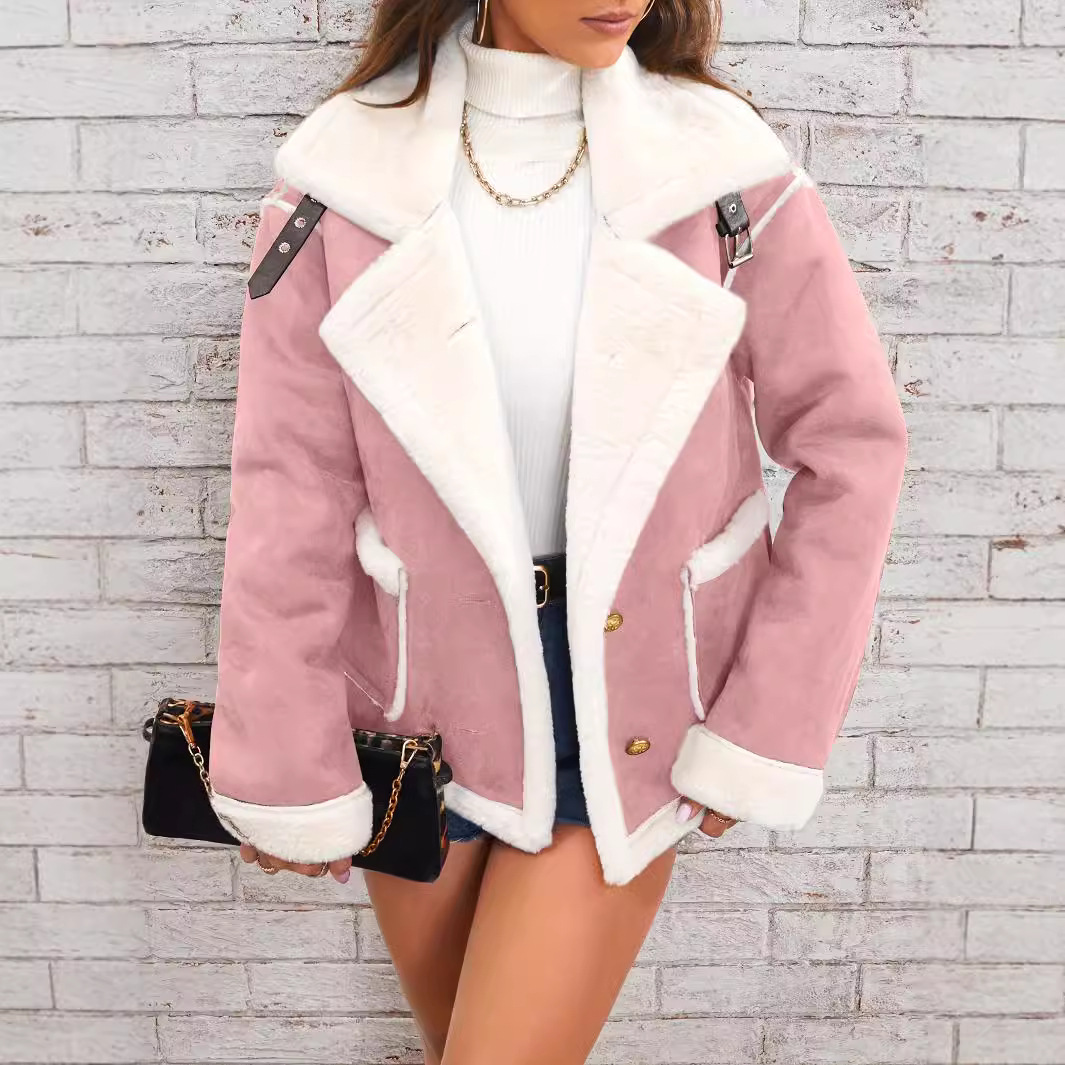 Vrouwen Shearling Jas Casual K - Sherpa Coat Women recensie en prijs