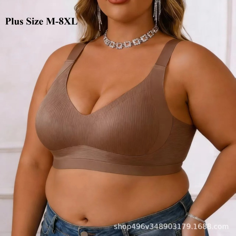 M-8XL PlusSize Dames Volledige - Bra Top Seamless recensie en prijs
